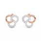Diamond Earring for her in Rose Gold DER23232