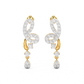 Diamond Earring for her in Yellow Gold DER23238