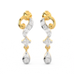 Diamond Earring for her in Yellow Gold DER23241