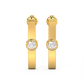 Diamond Earring for her in Rose Gold DER23244