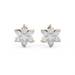 Diamond Earring for her in Yellow Gold DER23247