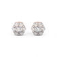 Diamond Earring for her in Yellow Gold DER23249