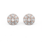 Diamond Earring for her in Rose Gold DER23251