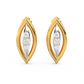 Diamond Earring for her in Yellow Gold DER23252