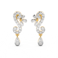Diamond Earring for her in Yellow Gold DER23257