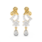 Diamond Earring for her in Yellow Gold DER23261