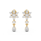 Diamond Earring for her in Yellow Gold DER23263