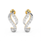 Diamond Earring for her in Yellow Gold DER23271