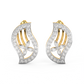 Diamond Earring for her in Yellow Gold DER23273