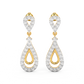 Diamond Earring for her in Yellow Gold DER23277