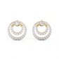 Diamond Earring for her in Yellow Gold DER23281