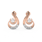 Diamond Earring for her in Rose Gold DER23283