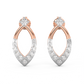Diamond Earring for her in Yellow Gold DER23292