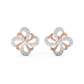 Diamond Earring for her in Rose & White Gold DER23296