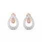 Diamond Earring for her in Rose Gold DER23309