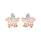 Diamond Earring for her in Rose Gold DER23316