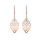 Diamond Earring for her in Rose Gold DER23317