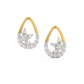 Diamond Earring for her in Yellow Gold DER23318