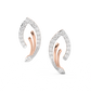 Diamond Earring for her in Rose Gold DER23322