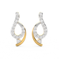 Diamond Earring for her in Yellow Gold DER23323