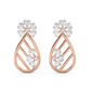 Diamond Earring for her in Rose Gold DER23324