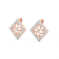 Diamond Earring for her in Rose Gold DER23326