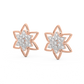 Diamond Earring for her in Rose Gold DER23327