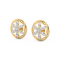 Diamond Earring for her in Yellow Gold DER23337
