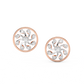 Diamond Earring for her in Rose Gold DER23343