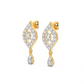 Diamond Earring for her in Yellow Gold DER23344