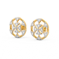 Diamond Earring for her in Yellow Gold DER23348