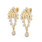 Diamond Earring for her in Yellow Gold DER23350