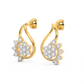 Diamond Earring for her in Yellow Gold DER23351