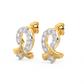 Diamond Earring for her in Yellow Gold DER23355