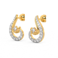 Diamond Earring for her in Yellow Gold DER23356