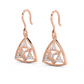 Diamond Earring for her in Rose Gold DER23385