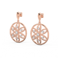 Diamond Earring for her in Rose Gold DER23389