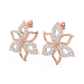 Diamond Earring for her in Rose Gold DER23395