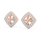 Diamond Earring for her in Rose Gold DER23398