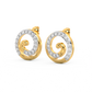 Diamond Earring for her in Yellow Gold DER23411