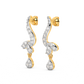 Diamond Earring for her in Yellow Gold DER23415
