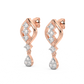 Diamond Earring for her in Rose Gold DER23416