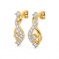 Diamond Earring for her in Yellow Gold DER23418