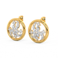 Diamond Earring for her in Yellow Gold DER23420