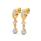 Diamond Earring for her in Yellow Gold DER23423