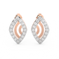 Diamond Earring for her in Rose Gold DER23430