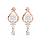 Diamond Earring for her in Rose Gold DER23438