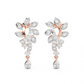Diamond Earring for her in Rose Gold DER23440
