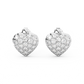Diamond Earring for her in White Gold DER23443
