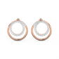 Diamond Earring for her in Rose & White Gold DER23448